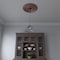 Ekena Millwork Cole PVC Medallion (Canopies up to 6"), 22"OD x 3 1/2"ID x 1"P, Metallic Champagne Pink CMP22COFCP - alternate 9